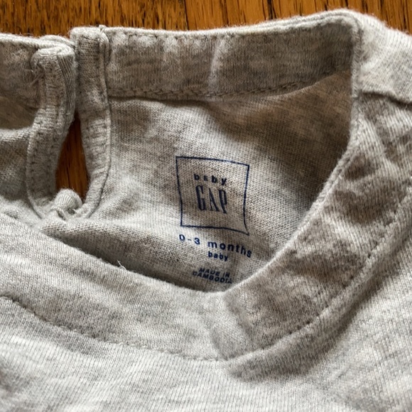 Gap | Baby Tulle Grey Silver Star Dress - Picture 2 of 3